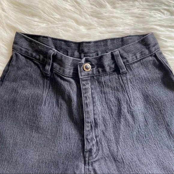 90s vtg Gitano black stirrup jeans size 10 - Picture 3 of 7